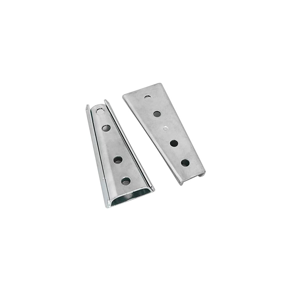 heyous 2 Sets 120x49mm Metal Silver Sectional Sofa Interlocking Connector Bed Parts Heavy Duty Interlocking Hangers Furniture Connector Bed Replacement Parts