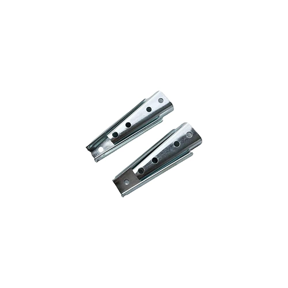 heyous 2 Sets 120x49mm Metal Silver Sectional Sofa Interlocking Connector Bed Parts Heavy Duty Interlocking Hangers Furniture Connector Bed Replacement Parts