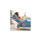 Adjustable Recliner Armchair with Footstool 3 Position Sofa Chair 150KG Weight Capacity Perfect for Living Room & Bedroom Comfort