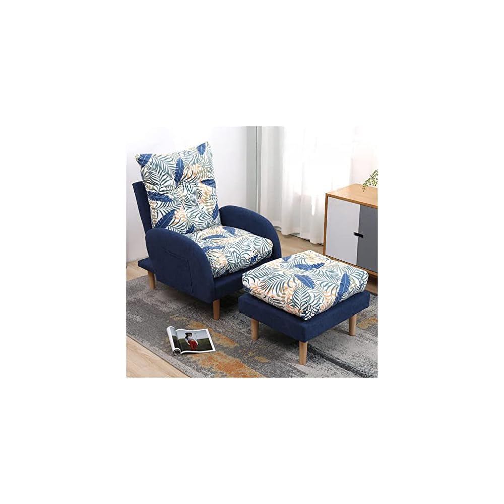 Adjustable Recliner Armchair with Footstool 3 Position Sofa Chair 150KG Weight Capacity Perfect for Living Room & Bedroom Comfort