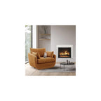 360° Swivel Accent Armchair, 39.3" Oversized, Curry