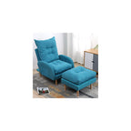 Adjustable Recliner Armchair with Footstool 3 Position Sofa Chair 150KG Weight Capacity Perfect for Living Room & Bedroom Comfort