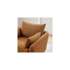 360° Swivel Accent Armchair, 39.3" Oversized, Curry
