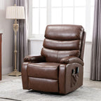 Living Room Chairs Electric Power Lift Recliner Chair Massage Lumbar Heating Sofa w/Pocket Footrest